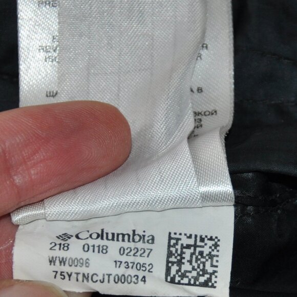 Columbia Midi Black Hooded Puffer Jacket Coat XXXL - Picture 6 of 8